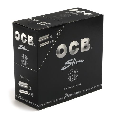 1 karp OCB Slim King Size sigaretipaber - 1600 paperit
