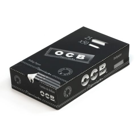 25 x OCB Premium Black 1 1/4-78mm sigaretipaber