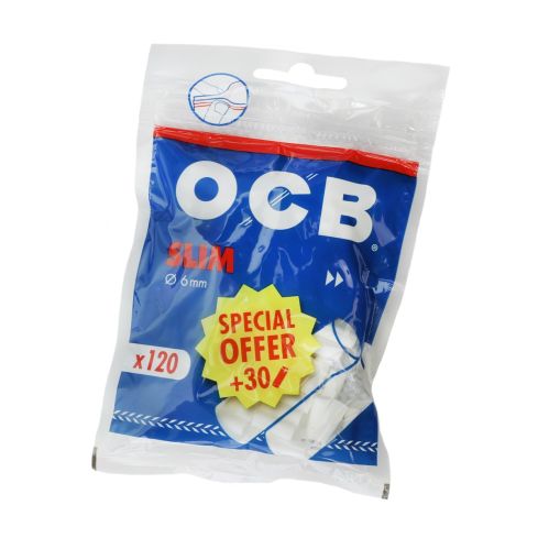 Sigaretifiltrid OCB Slim 6mm Cigarette Filter tips x 150 filtrit