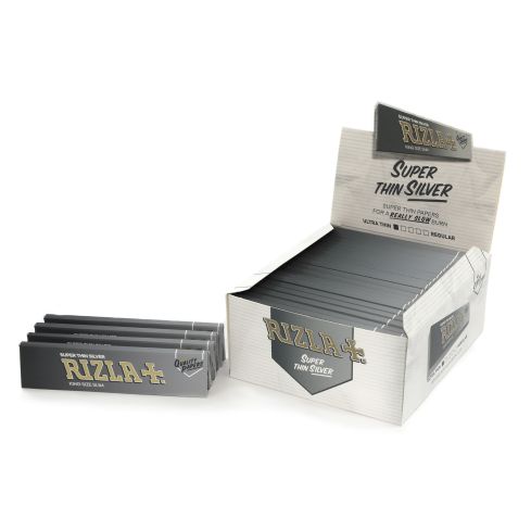 Sigaretipaber Rizla Silver King Size slim Ultra thin Rolling paper - 50 booklets