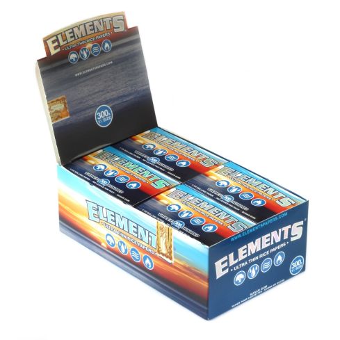 Sigaretipaber Elements 300 size 1 1/4 rolling papers x 20 packs - 1 karp - 6000 paberit