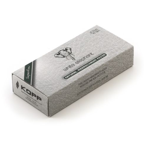 Piibufiltrid White Elephant Meerschaum filters 6mm x 45