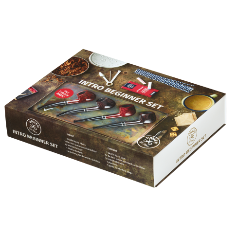 Vauen Pipe Smoking Starter Kit Intro - Brown and Bent