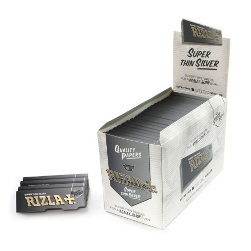 Sigaretipaber Rizla Silver Regular Ultra thin Rolling paper - 100 booklets = 5000 paberit