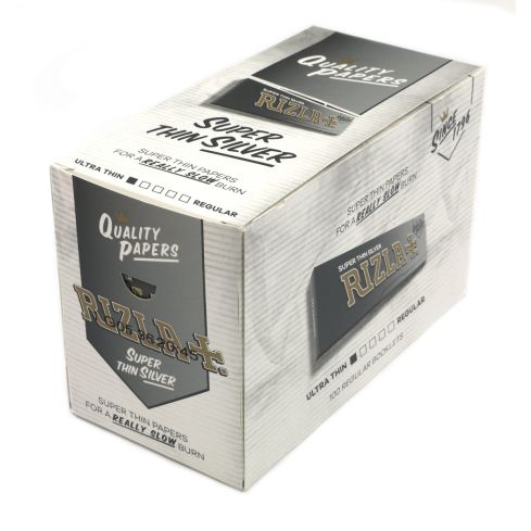 Sigaretipaber Rizla Silver Regular Ultra thin Rolling paper - 100 booklets = 5000 paberit