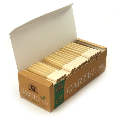Hülsid Cartel Bio unbleached filtered Cigarette tubes - 200 tubes