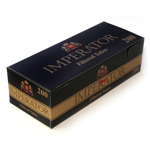 Imperator Black filtered Cigarette tubes x 200 tubes