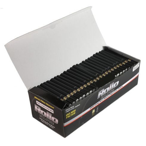 Rollo Black color Eclipse Cigarette tubes King Size 84mm - 200 tubes