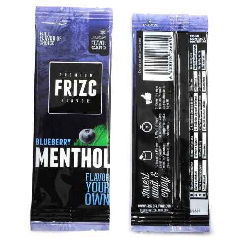 Frizc Blueberry Menthol x 25 maitsekaardid