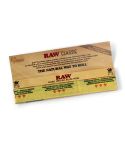 RAW Classic King Size SLIM unrefined rolling paper - 1 box - 1600 papers