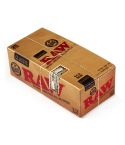RAW Classic Natural Unrefined rolling paper size 1 1/2 - 25 packs - 1 box