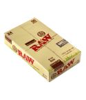 1 box x RAW ORGANIC Natural Unrefined rolling paper size 1 1/4 - 24 packs