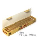 RAW Classic size 1 1/4 Pre Rolled Cones - 32 Pack