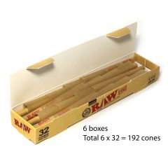 RAW Classic size 1 1/4 Pre Rolled Cones - 32 Pack