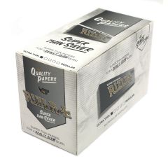 1 box Rizla Silver Regular Ultra thin Rolling paper - 100 booklets = 5000 papers
