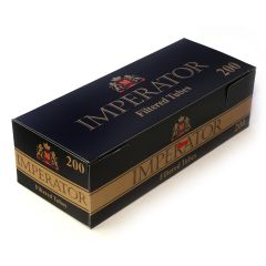Imperator Black filtered Cigarette tubes x 200 tubes